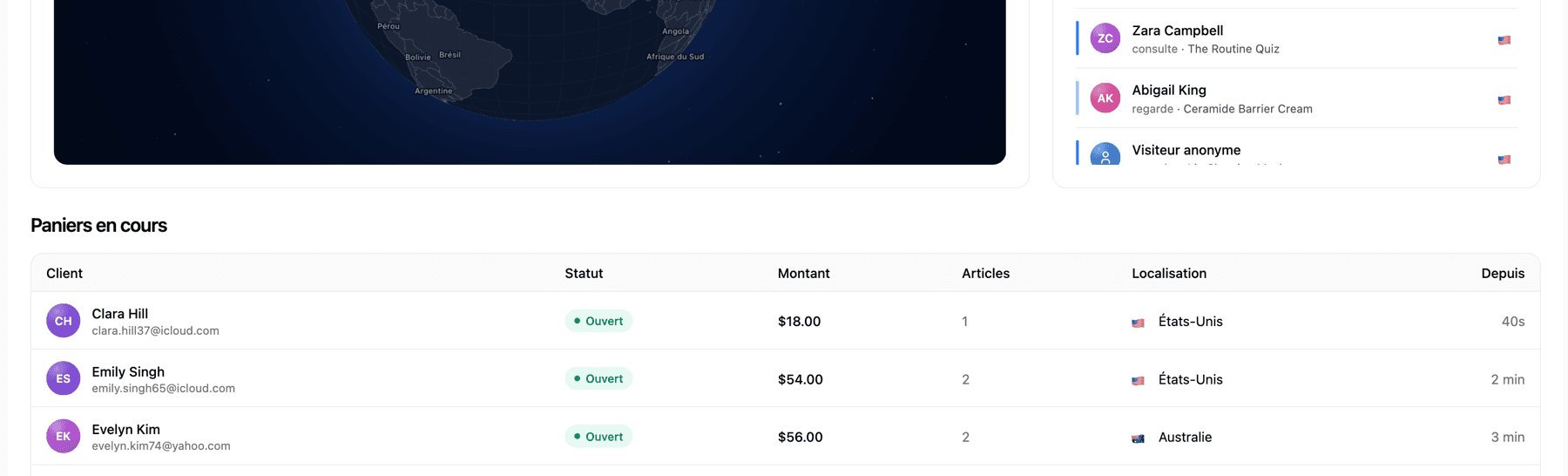 See purchase intent before it becomes an order.